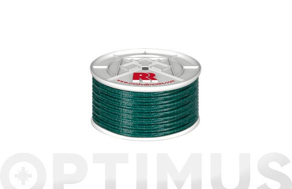 CUERDA CABLEAD.PE PLASTIF 0520M VERDE