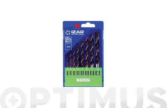 Brocas madera crv juego 8...
