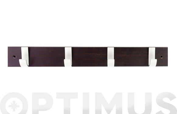 COLGADOR CON TORNILLOS 4 GBLANCO/WENGUE