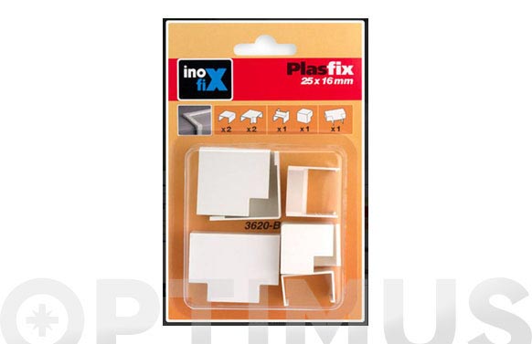 ACCESORIOS CANALETA BLANCO  25X16 SURTID