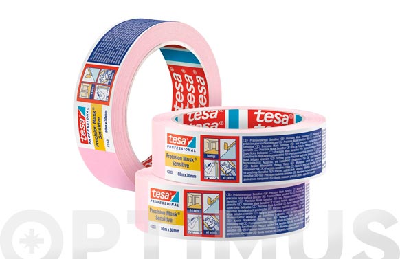 CINTA DE PINTOR INTERIOR PRECISION MASK SENSITIVE ROSA 50 M X 38 MM 04333-00003-01 3