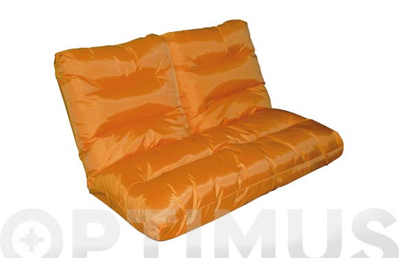 Sofa nilon posiciones 115x114x17cm naranja