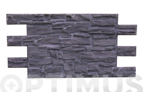 Panel piedra pyrenean 1,2x0.60 mt negra