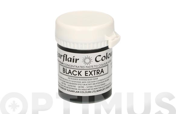 Colorante sugarflair 42gr negro extra