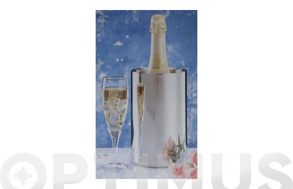 Enfriador recto botellas inoxidable