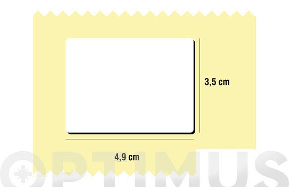 ETIQUETA ADHESIVA GRANDE NSALIDA 1 ETIQ.