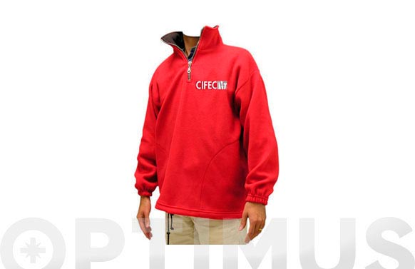 JERSEY POLAR CIFEC COMB.    ROJ/GRI T-M