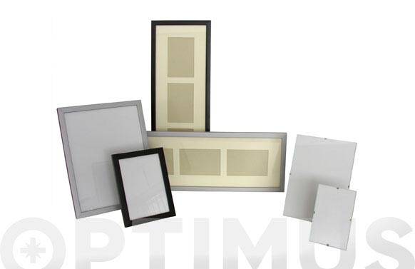 Marco portafoto aluminio plata mate 10 x 15 cm