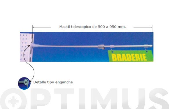 BRAZO EXTENSIBLE PORTA OFESHJ-9001-0