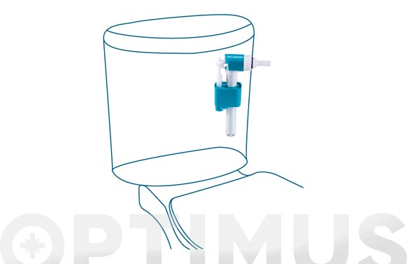 GRIFO WC LATERAL CISTERNA 3/8\