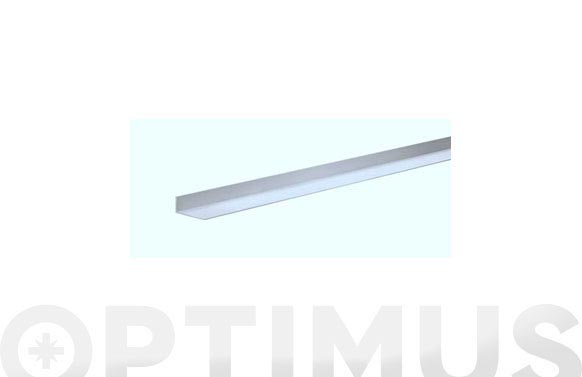 Perfil angulo aluminio natural 2,6 m 20 x 20 x 1 mm