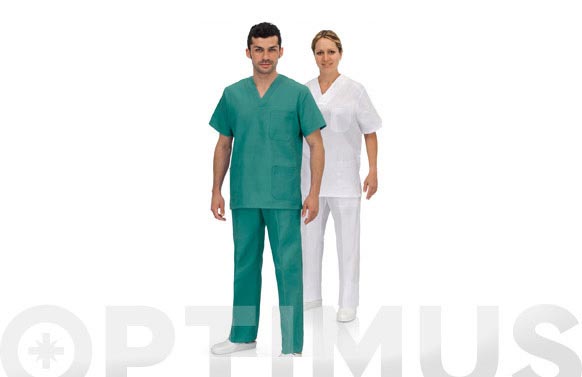 CHAQUETA SANITARIA CUELLO BLANCO T S (CO