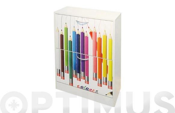 Zapatero decorado lapices