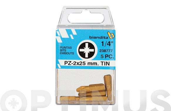 PUNTA ATORNILLAR POZI 1/4 2 X 25 MM