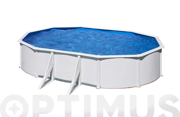 Piscina acero oval filtro... 2