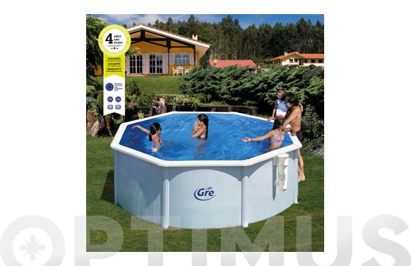 Piscina acero redonda...