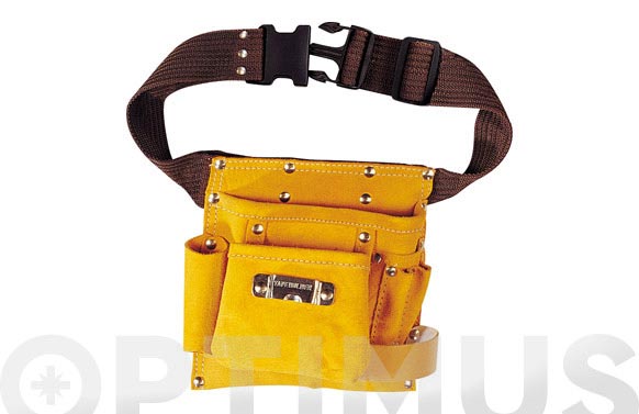 Bolsa piel portaherramientas con cinturon sencilla