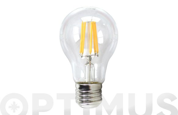 Bombilla led filamento standard 640lm 6w e27 luz blanca (5000k)
