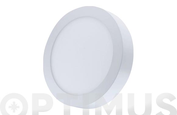Downlight superficie redondo led 20 w blanco 1600 lm luz blanca (4000k)