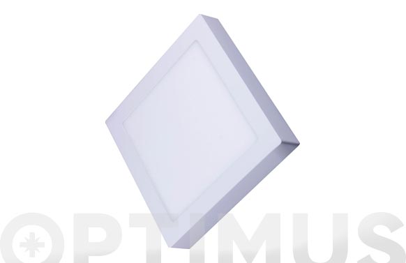 Downlight superficie cuadrado led 20 w blanco 1600 lm luz blanca (4000k)