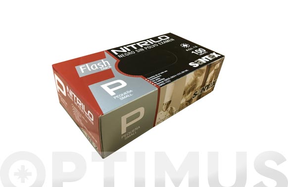 GUANTE DESECHABLE NITRILO T. P FLASH