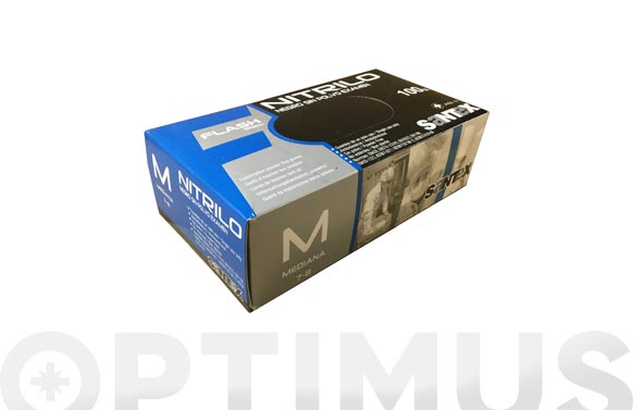 GUANTE DESECHABLE NITRILO T. M FLASH