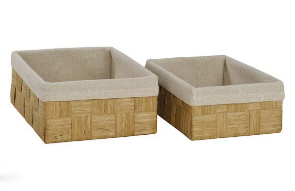 Cesta rectangular (set 2u)...