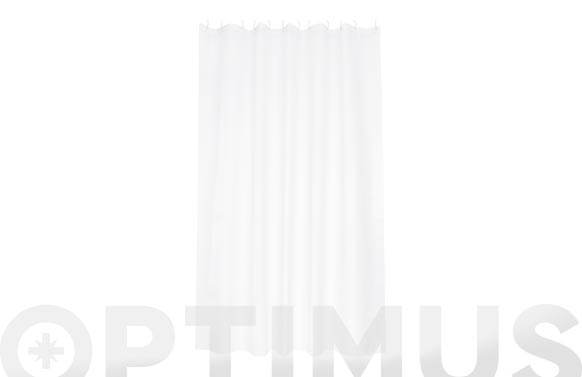 Cortina baño poliester soul blanco 180 x 200 cm