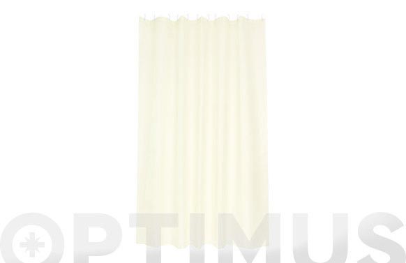 Cortina baño poliester soul beige 180 x 200 cm