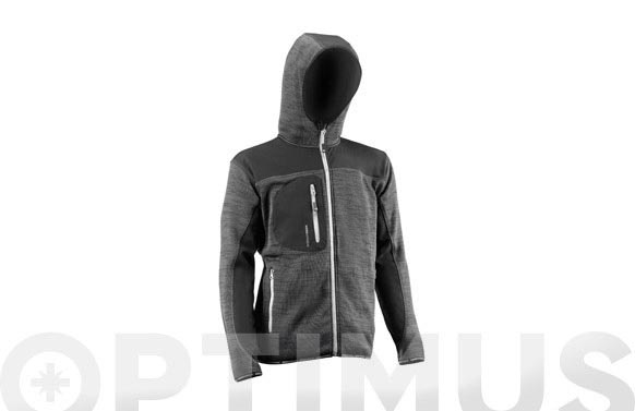 CHAQUETA PUNTO/SOFTSHELL  GRIS-XXL