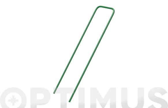Grapas metalicas fixsol 17 x 3,5 cm verde 10 uds