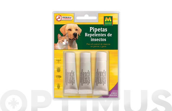 PIPETA REPELE INSECTOS (3 UNIDADES)