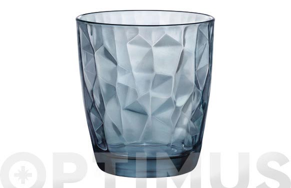 Vaso diamond tensionado 30 cl azul