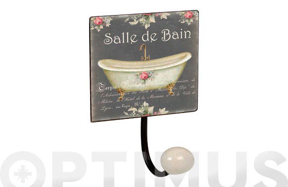 Percha pared 1 pomo...