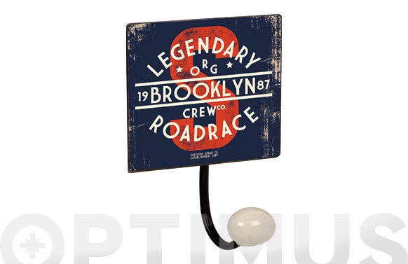 Percha pared 1 pomo...