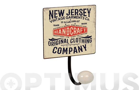 Percha pared 1 pomo...