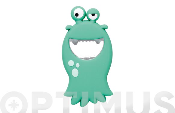 Abrebotellas pvc monster turquesa