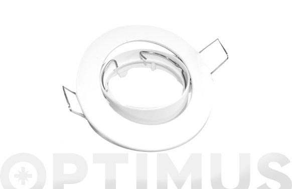 Aro circular basculante blanco (gu10 incl)