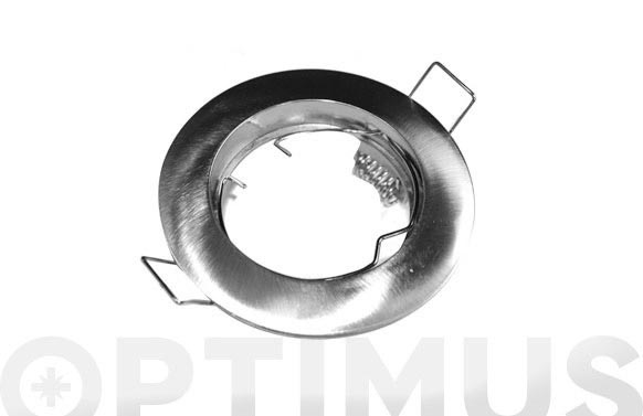 Aro circular basculante ø83 corte 75mm niquel mate (gu10 incl)
