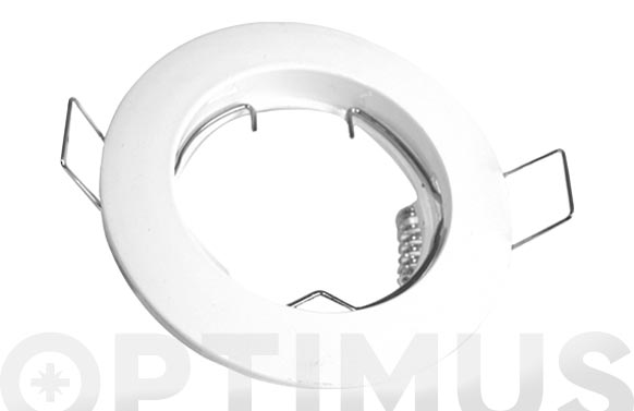 Aro circular fijo blanco (gu10 incl)