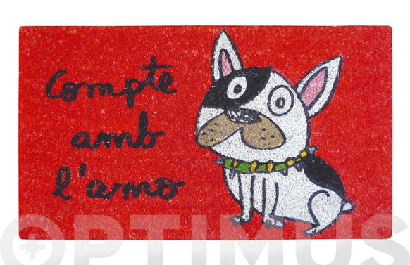 Felpudo 40x70 "compte amb...