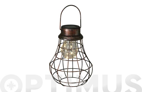 Lampara decorativa solar...