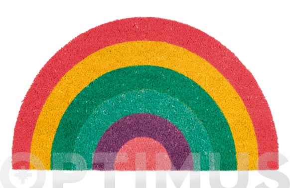 Felpudo coco forma arco...