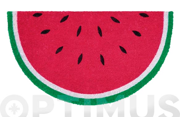 Felpudo coco forma sandia...