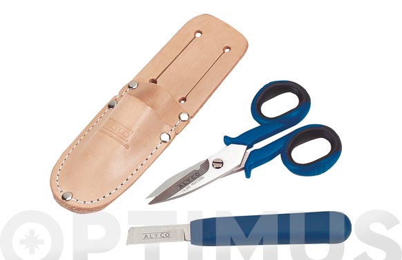 TIJERA ELECTRICISTA + CUCHCON FUNDA