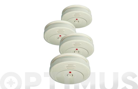 Detector de humo (4 unidades)