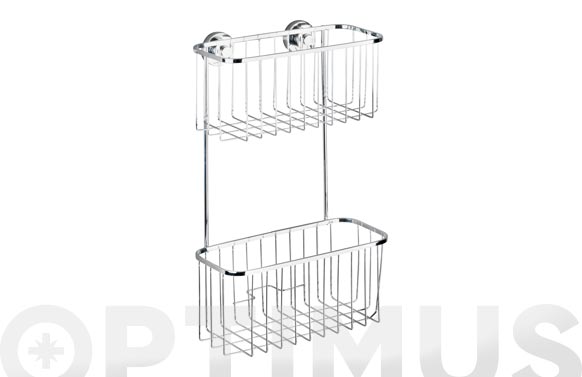 CESTO DUCHA DOBLE RECTANGULAR HONDO BOVINO  22745 3