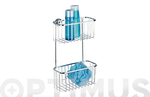 CESTO DUCHA DOBLE RECTANGULAR HONDO BOVINO  22745 2