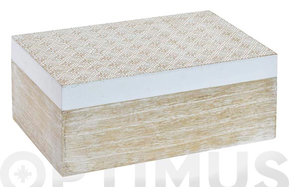 Caja joyero madera mandala...