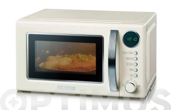 Horno microondas con grill 20 l crema 